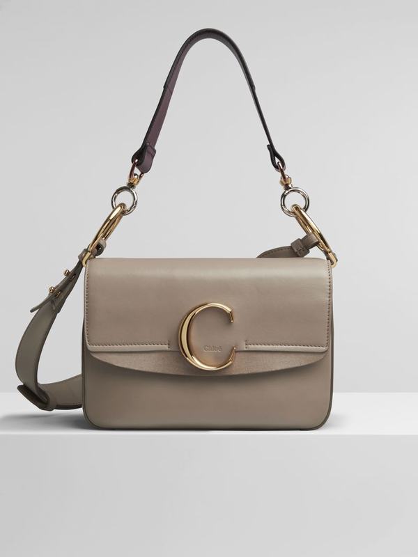 Chloé Bolsos Mujer C Gris Suede Cowhide PENX54603